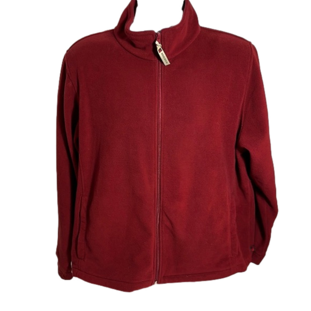 WOOLRICH fleece zip up jacket